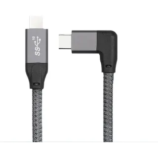 INF 100W USB-C Kabel mit Winkelstecker: 20Gbps, 4K Video, 2 Längen 1,5 Mio.