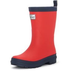 Hatley Mädchen Classic Rain Boots Arbeits-Gummistiefel, Red (Red/Navy), 30 EU (12 US)