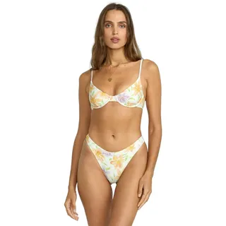 Bade-Shirt BILLABONG "Day Driftin Demi", Damen, Gr. S, Cup B, bunt (multi), Recycled Polyester, Bikini-Oberteile Bade-Shirt
