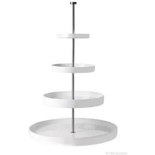 Asa Selection ASA Grande Etagere 4 stufig 58,5 x 41 x 28 x 20 x14,5 cm, Weiß
