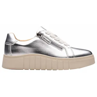 Clarks Damen Mykah Joy, Silberfarbenes Leder, 37 EU