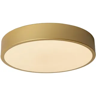 LUCIDE UNAR 1x18W Ø 30 cm Mattes Gold/Messing