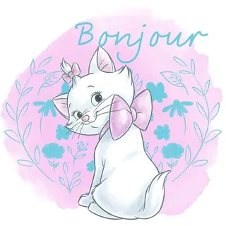 KOMAR Wandbild Aristocats Marie 40 x 50 cm