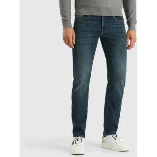 5-Pocket-Jeans PME LEGEND "NAVIGATOR PTR121", Herren, Gr. 34, Länge 34, intense tinted wash, Denim/Jeans, Obermaterial: 63% Baumwolle, 22% Polyester, 12% Viskose, 3% sonstige Fasern, lang, Jeans 5-Pocket-Jeans
