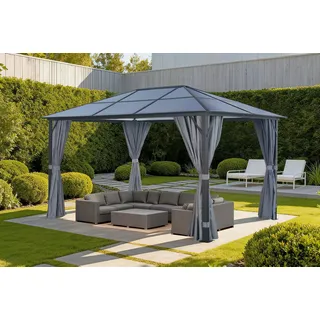 Konifera Aruba 3 x 4 m inkl. Seitenteile Grau