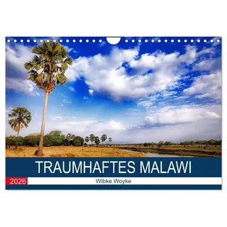 Calvendo Traumhaftes Malawi (Wandkalender 2026 DIN A4 quer), CALVENDO Monatskalender: Das warme Herz Afrikas entdecken (CALVENDO Orte)