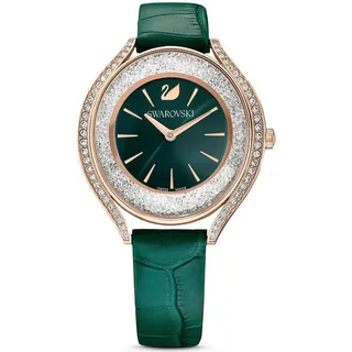 Swarovski Reloj Aura 5644078 piel Verde ORO rosa