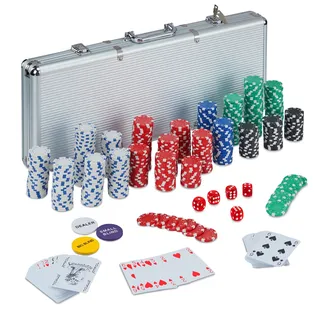 Relaxdays Pokerkoffer,