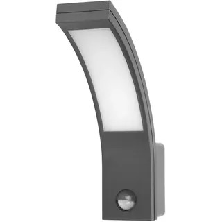 Adviti Außenwandleuchte grau 66 x 188 x 250 mm inkl. Bewegungsmelder