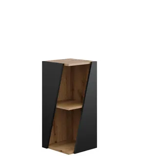 Vicco Benno Midischrank 31,6 x 70,5 cm Anthrazit/Eiche