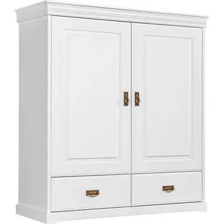 Kommode Kommoden Schlafzimmer Möbel Holz multifunktionale Modern Holz Sideboard - Weiß