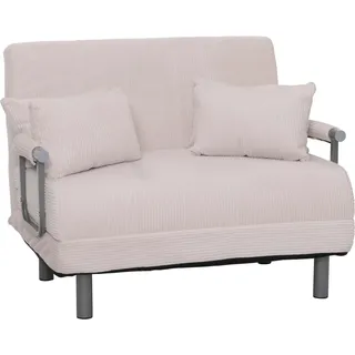 MCW Schlafsessel K29 Stoff Cord 330g/m2 Creme-Weiß