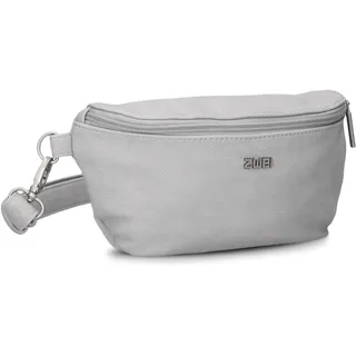 Zwei Damen Hip Bag Mademoiselle.M MH4 Bauchtasche 25 cm 1 Liter aus hochwertigem Kunstleder, Crossbody Bag wasserabweisend, 3-in-1 Bequeme Brusttasche, Gürteltasche & (Nubuk-Ice)