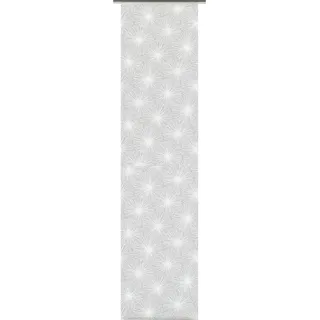 Gardinia Schiebevorhang Bloomy Weiß 60 cm x 245 cm