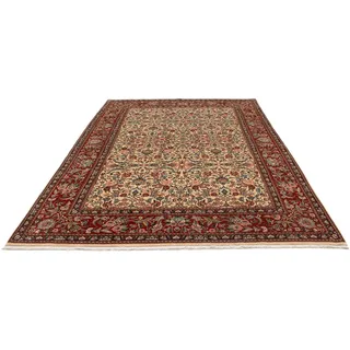 morgenland Wollteppich »Golpayegan Blumenmuster Beige 290 x 200 cm«, rechteckig, 10 mm Höhe, Unikat mit Zertifikat, beige