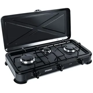 Promis Kg300c Gaskocher Campingküche 3 Brennern - Black - One Size