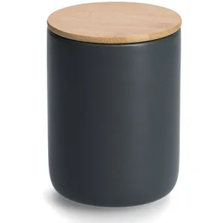 Zeller Vorratsdose Keramik anthrazit Ø 13 x 17,5 cm 1,5 l