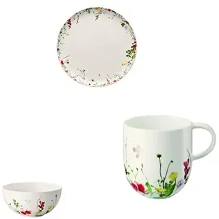 Rosenthal Brillance Fleurs Sauvages 6-teiliges Frühstücksset für 2 Personen