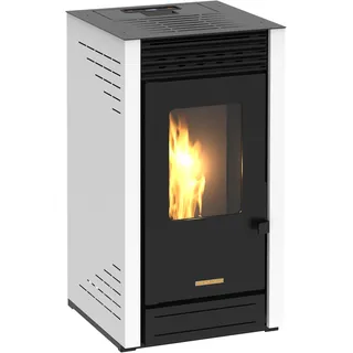 Blaze Maui Pelletofen Stahl Weiß