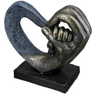 Gilde Deko Figur Herz - Dekoration und Geschenk - Höhe 14 cm