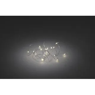Konstsmide LED Lichterkette Micro 4 m warmweiß Silberdraht