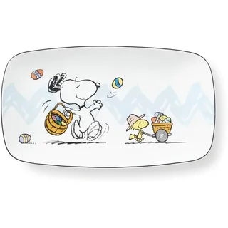 Lenox 896632 Peanuts Easter Snoopy Hors Doeuvres Tablett, Frühlings-Serviergeschirr