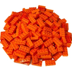 LEGO Duplo 2x4 Steine Orange - 25 Stück - Grundbausteine 3011 NEU (3011)