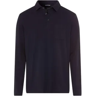 Brax Herren Style Pirlo Langarm Polo Cotton Mix Pullover, Dark Navy, Medium