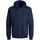 JACK JONES BASIC SWEAT Zip Hood Noos Cardigan Sweater Navy Blazer