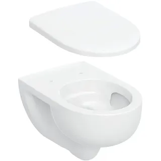Geberit Renova Wand-WC mit WC-Sitz Weiß KeraTect