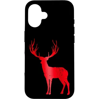 Hülle für iPhone 16 Hirsch Chalet Geweih Retro Hirschgeweih Vintage Souvenir