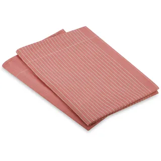 Ross "Geschirrtücher 2er-Set 927 2x HL + Banderole", Zwirn- Halbleinen, rosenholz, natur),