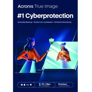 Acronis True Image 2025 Premium | 3 Geräte / 1 Jahr | 1 TB Cloud | Sofortdownload + Produktschlüssel