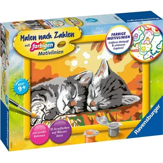 Ravensburger Malen nach Zahlen - Kätzchen im Herbst