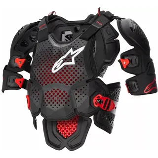 Alpinestars Brustprotektor A-10 V2 XXL Schwarz/Rot