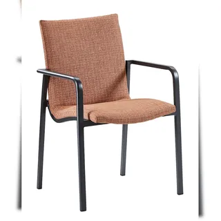 BEST Freizeitmöbel BEST Gartenstuhl Positano 57 x 63 x 86 cm rot 4 St.