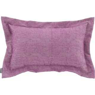 H.O.C.K. Dekokissen »Addicted« mit angesagtem Stehsaum, Kissenhülle mit Füllung, 1 Stück, lila