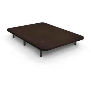 W WIN REST Gepolsterter 3D-Basis, stabile Struktur, 5 Querstangen + 6 Metallbeine 90 x 190 cm