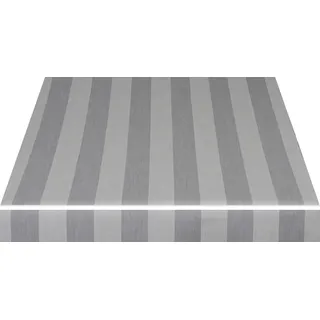 Spettmann Kassettenmarkise VC 1000 550 x 200 cm Grau-Weiß Gestr. Gestell Silber