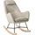Schaukelsessel Arrie Textil 48 x 116 x 92 cm Beige