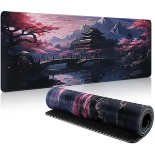 Yimomoyi XXL Gaming Mauspad - 1200 x 400mm Mousepad - Schunterlage Large Size - verbessert Präzision und Geschwindigkeit, Hochwertiger Gummi Mouse Pad (E120)