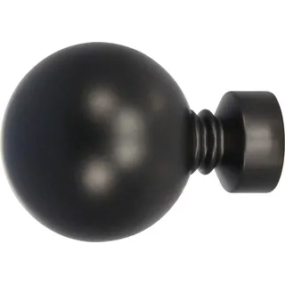 Mydeco Gardinenstange-Endstück Home Schwarz Ø 2 cm