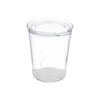 APS 10506 Becher-Set SUPER CUP, 8 Becher und 8 Deckel, Ø 8 cm, Höhe 10 cm, 0,25 Liter, SAN, Made in Germany
