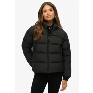 Superdry für Damen. W5012006A Sport-Puffermantel schwarz (XS), Herbst/Winter, Lässig, Polyester