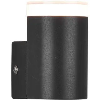 Trio Leuchten LED Bad Wandleuchte Ray 283110132, Kunststoff Schwarz matt, inklusiv 4 Watt LED
