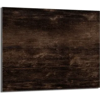 Herdabdeckplatte 60x52 Glaskeramikkochfeld Abdeckung Spritzschutz Glasplatte Deko Schneidebrett, Holz Braun