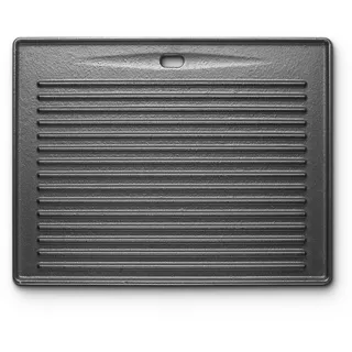 GFTIME Grillplatte 41,5 x 31 cm Gusseisen rot