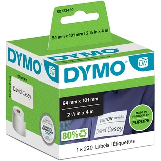 Dymo 99014 101x54mm, weiß, 1 Rolle (S0722430)