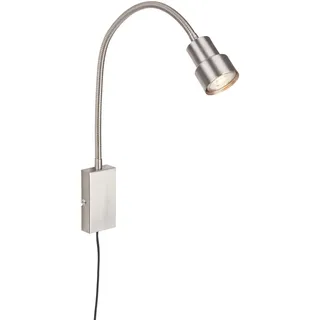 Briloner LED Touch Wandleuchte Tusi nickel-matt 5W, warmweiß