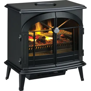 Dimplex Stoves Stockbridge, Freistehende Feuerstelle, Elektro, Schwarz, Opti-myst, Log set, Horizontal - Schwarz